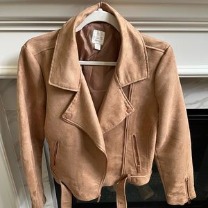 Women’s Tan Suede Lauren Conrad Jacket